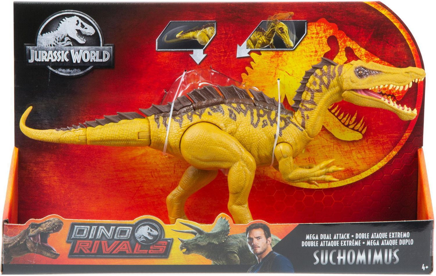 jurassic world action attack suchomimus