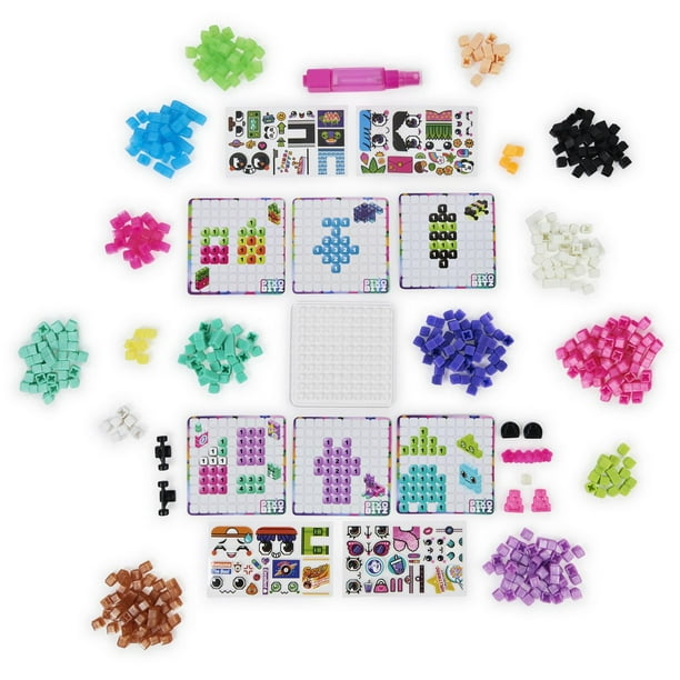 Pixobitz, Exclusive Creator Pack with 522 Water Fuse Beads, Decos and  Accessories, Makes 3D and 2D Creations with No Heat, Arts and Crafts Kids  Toys