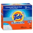 thumbnail image 2 of Tide HE Turbo for Coldwater Original Scent Powder Laundry Detergent, 2 of 3