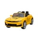 Voiture jouet à enfourcher Kool Karz 12V Chevrolet Camaro 2022 – Jaune – image 1 sur 8