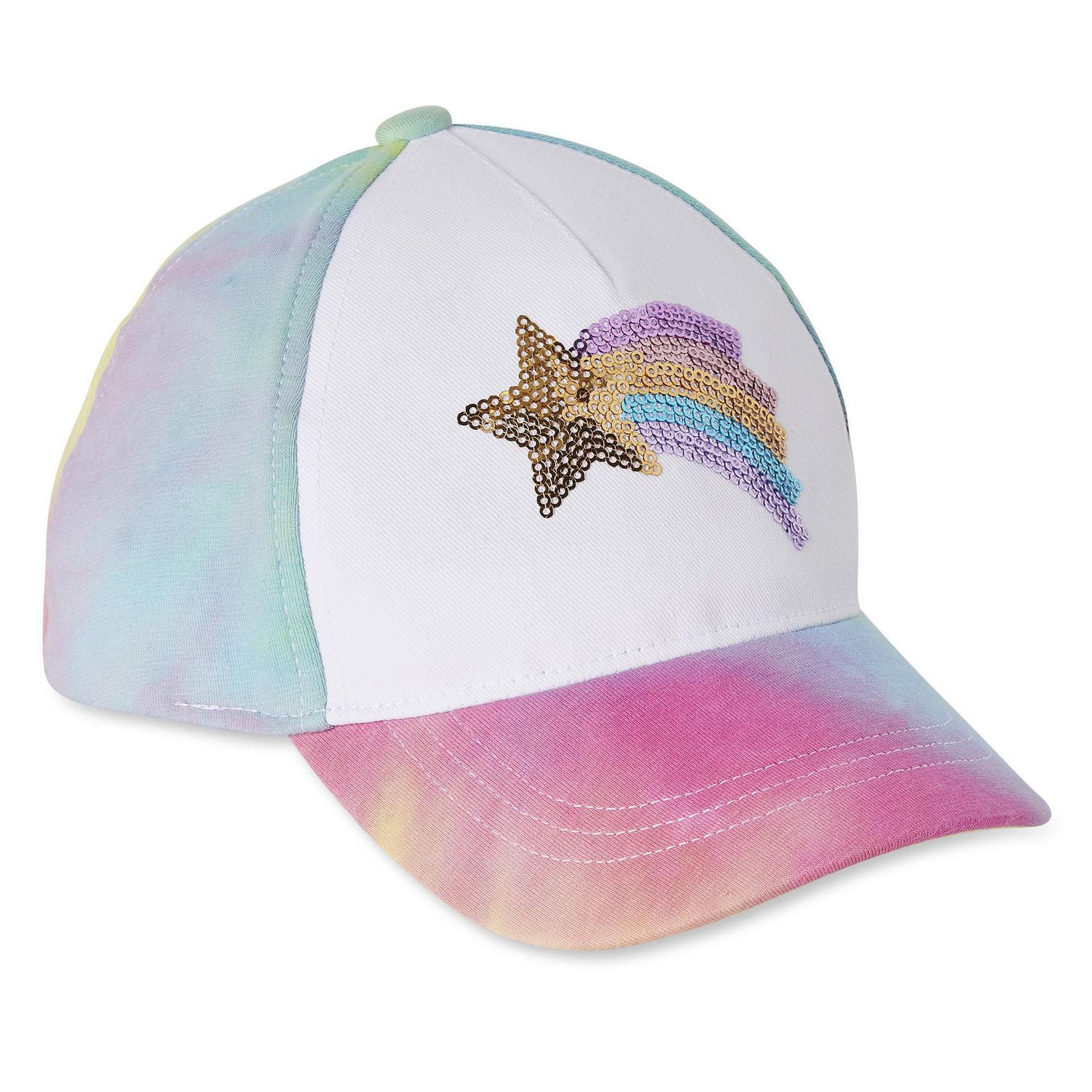 George Girls' Sequin Tie Dye Baseball Cap