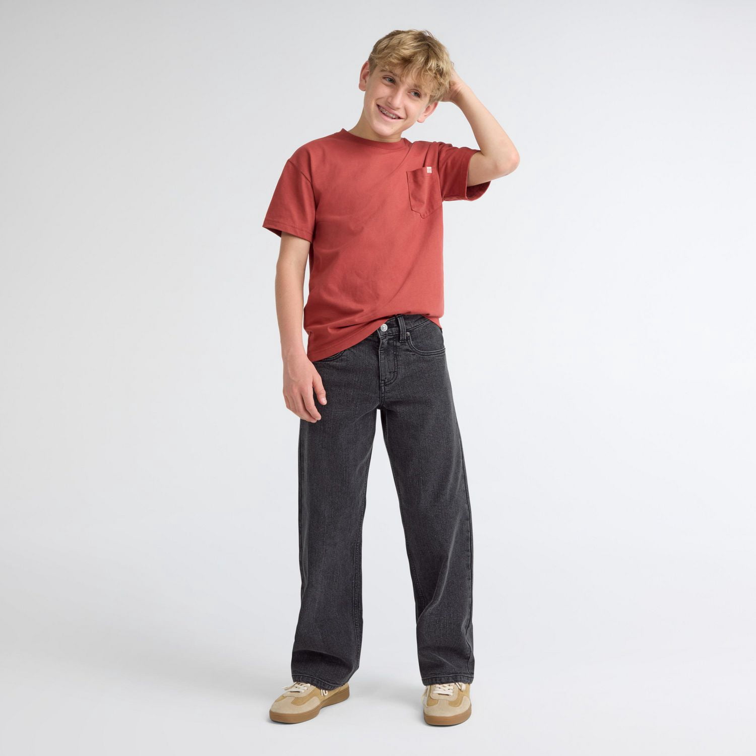 Levi Strauss Signature Boys' Baggy Fit Jean, 4-18