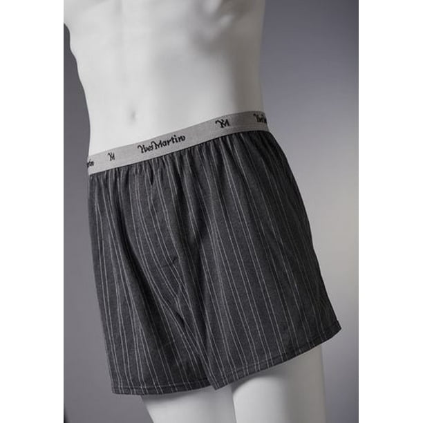Yves Martin Underwear - Men's Side Stripe Seamless Boxers