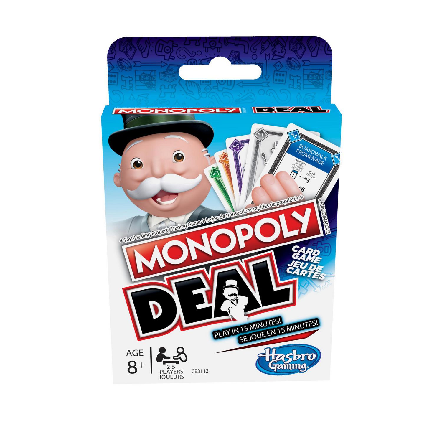 and　Monopoly　up　Game,　Card　Deal　Gaming　Hasbro　Ages