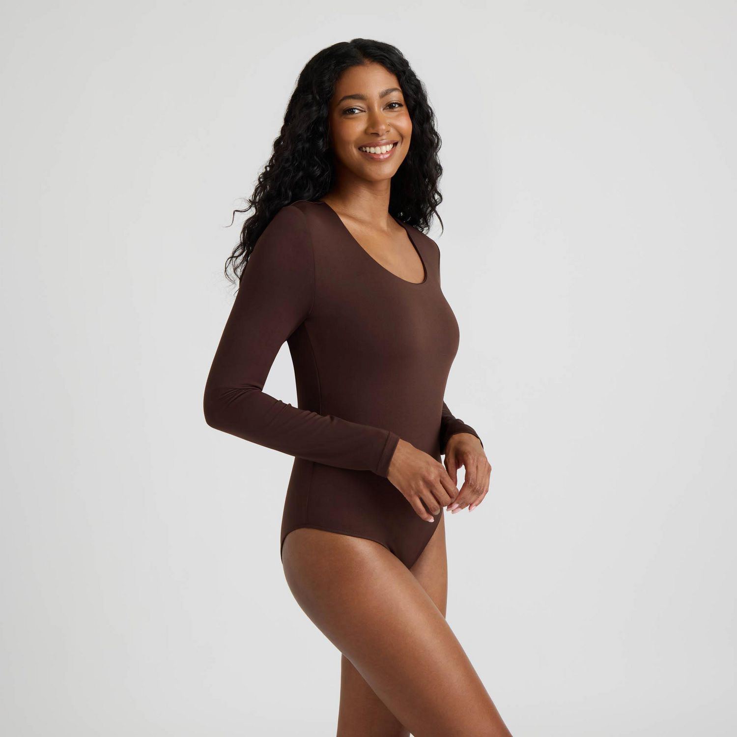 Mexx Body à manches longues et col rond pour femmes
