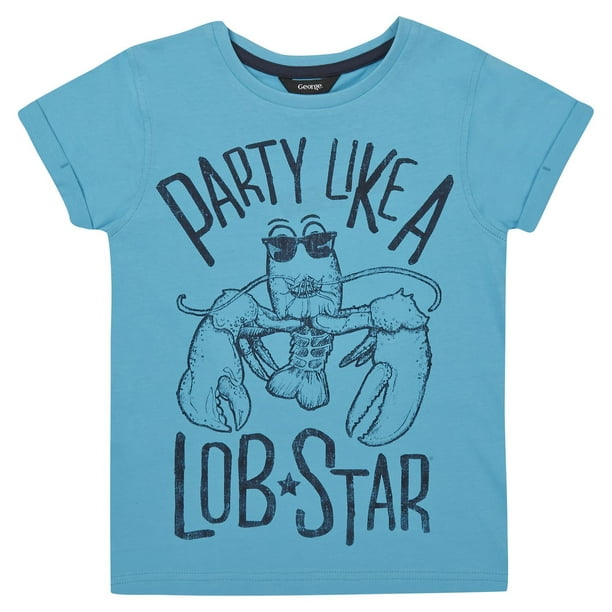 T-shirt à imprimé Lob-star Party George British Design pour garçons