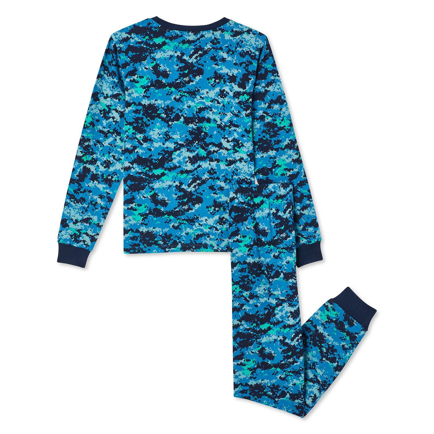 George Boys' Long Sleeve Tee and Pant Pajamas 2-Piece Set