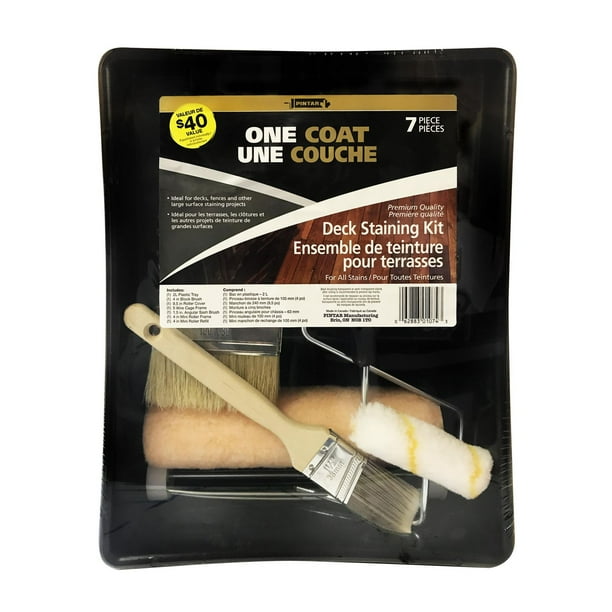 7 Piece Deck Staining Kit, Premium Quality Walmart.ca