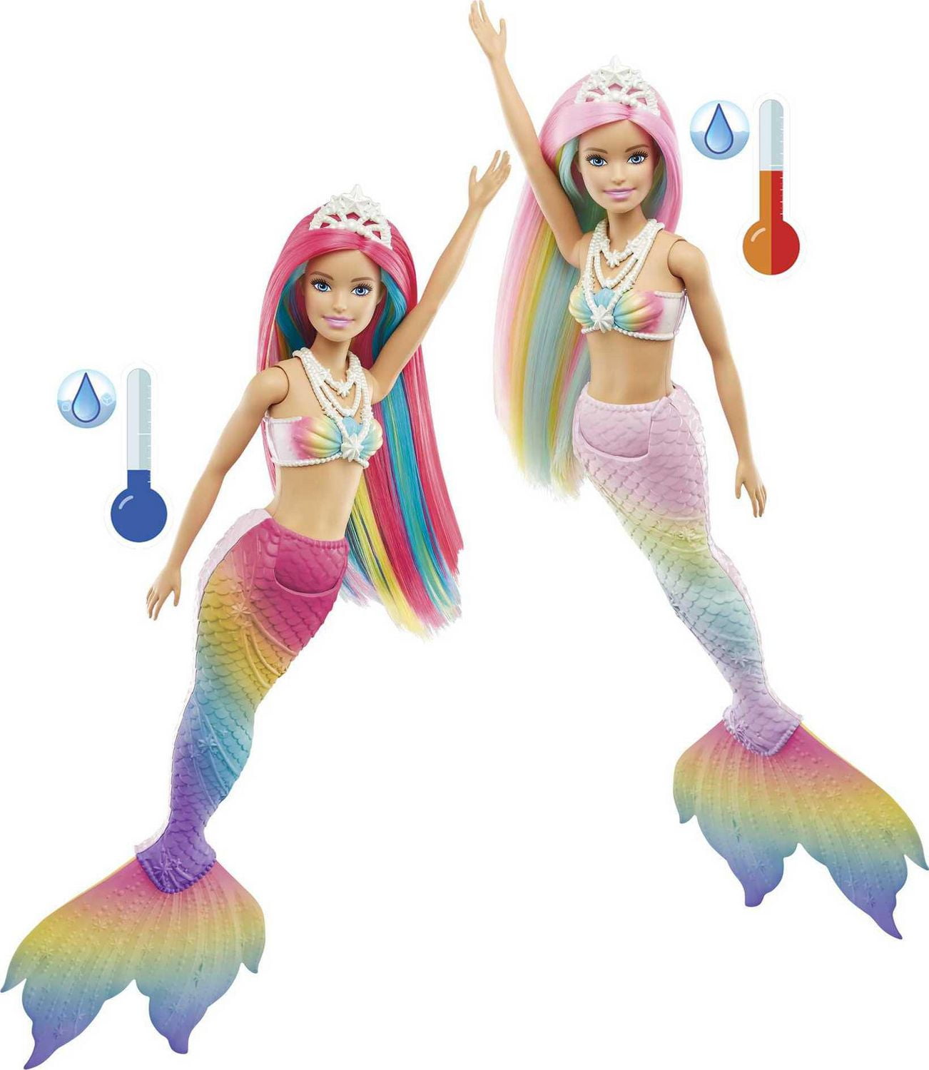 Barbie Dreamtopia Rainbow Magic Mermaid Walmart