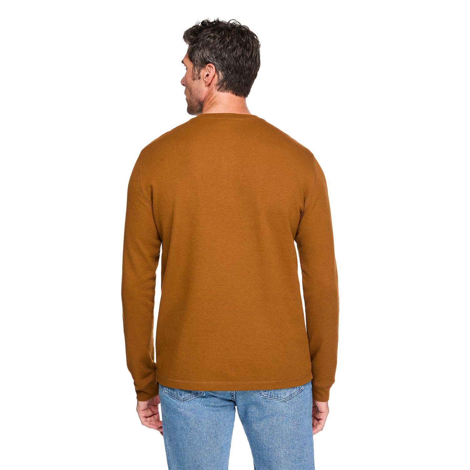 George Men's Long-Sleeve Henley T-Shirt