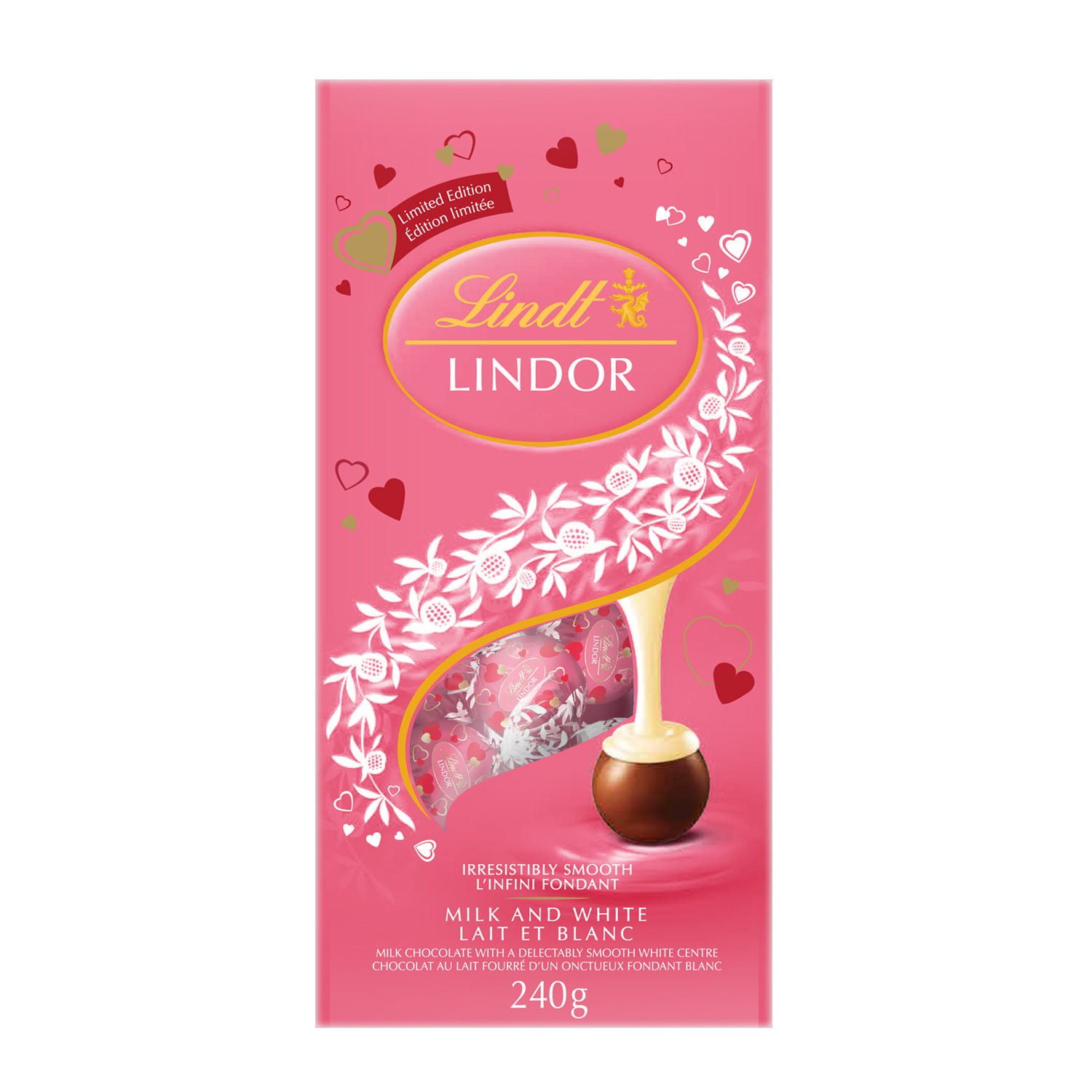 Lindt Lindor Valentine Bag Milk White | Walmart Canada