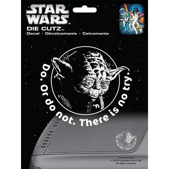 Star Wars Yoda Diecut Sticker
