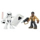 Figurines articulées Finn (Jakku) et Stormtrooper du Premier Ordre Galactic Heroes de Star Wars – image 2 sur 2