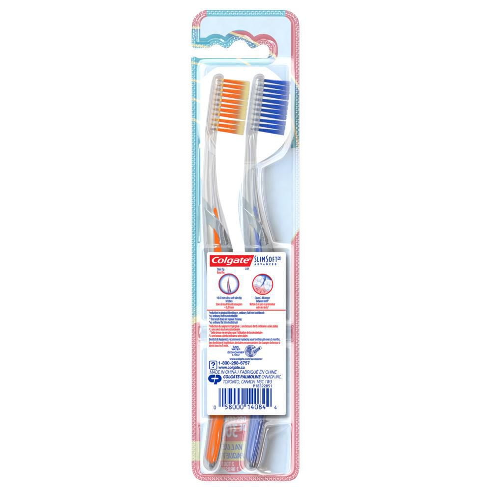 colgate slim soft toothbrush walmart