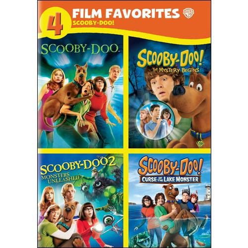 4 Films Préférés : Scooby-Doo! (Live Action) - Scooby-Doo / Monsters Unleashed / The Mystery Begins / Curse Of The Lake Monster