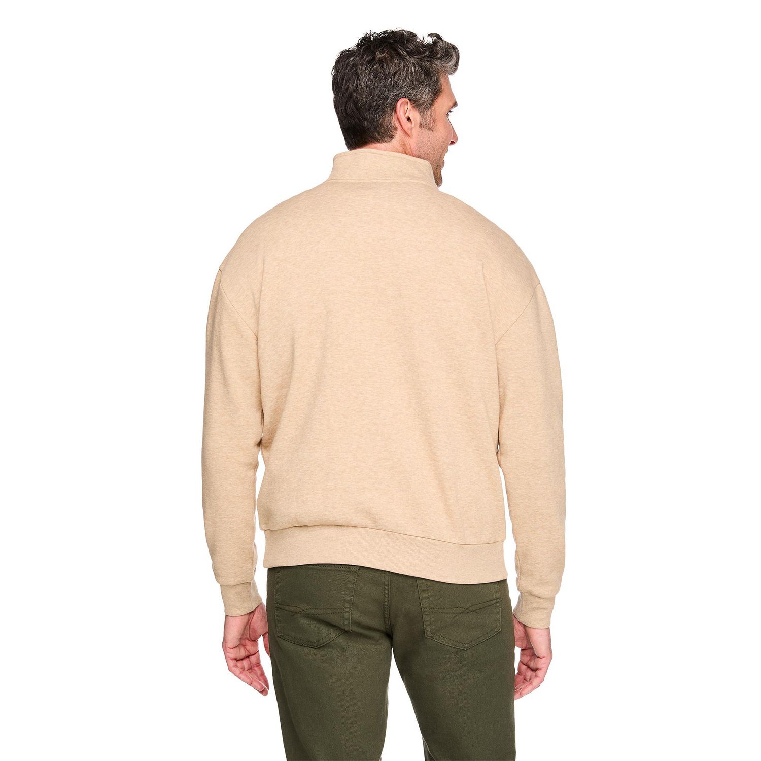 Coton ouaté à fermeture éclair 1/4 George pour hommes