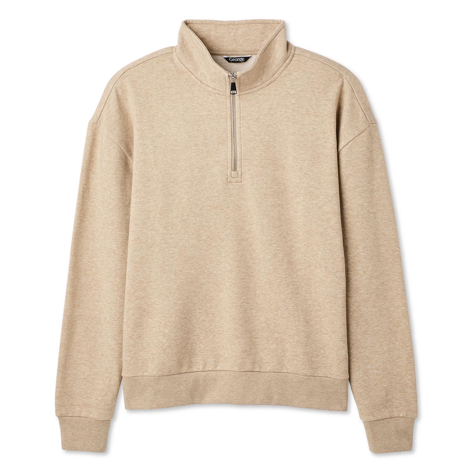 Coton ouaté à fermeture éclair 1/4 George pour hommes