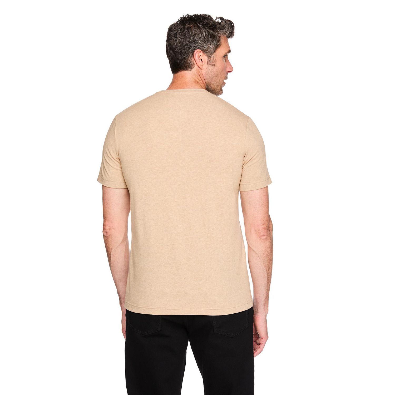 T-shirt extensible avec encolure en V George pour hommes