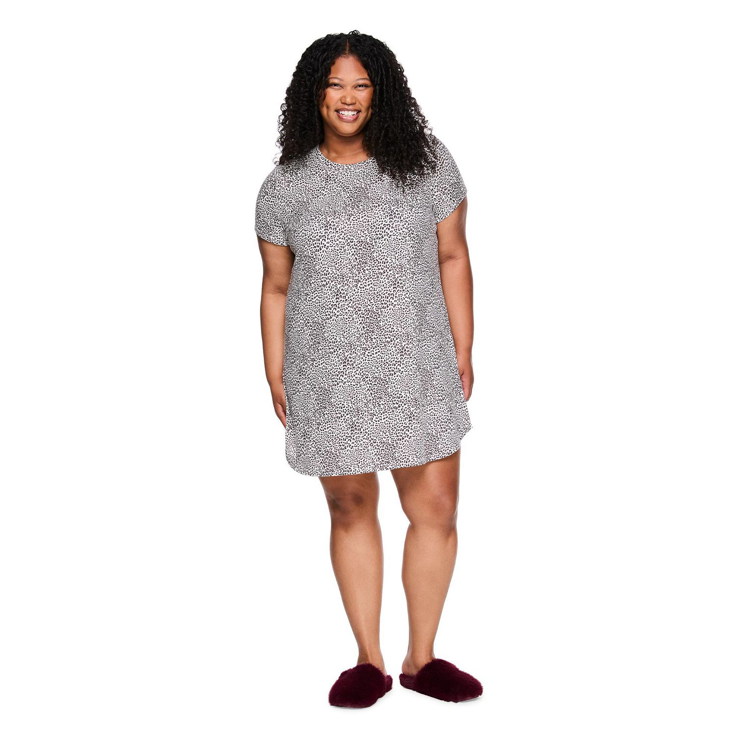 George Women's Plus Short-Sleeve Sleepshirt - Walmart.ca