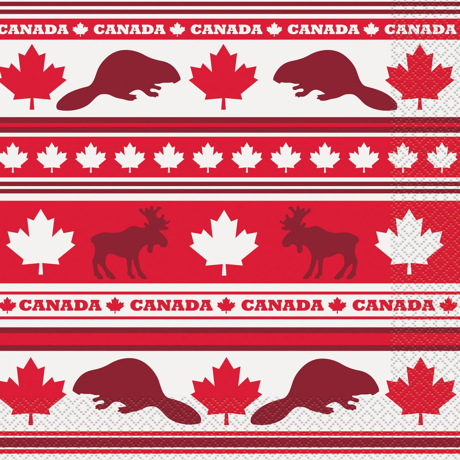 Unique Party Favors Canada Day Leaf Napkins Walmart Canada
