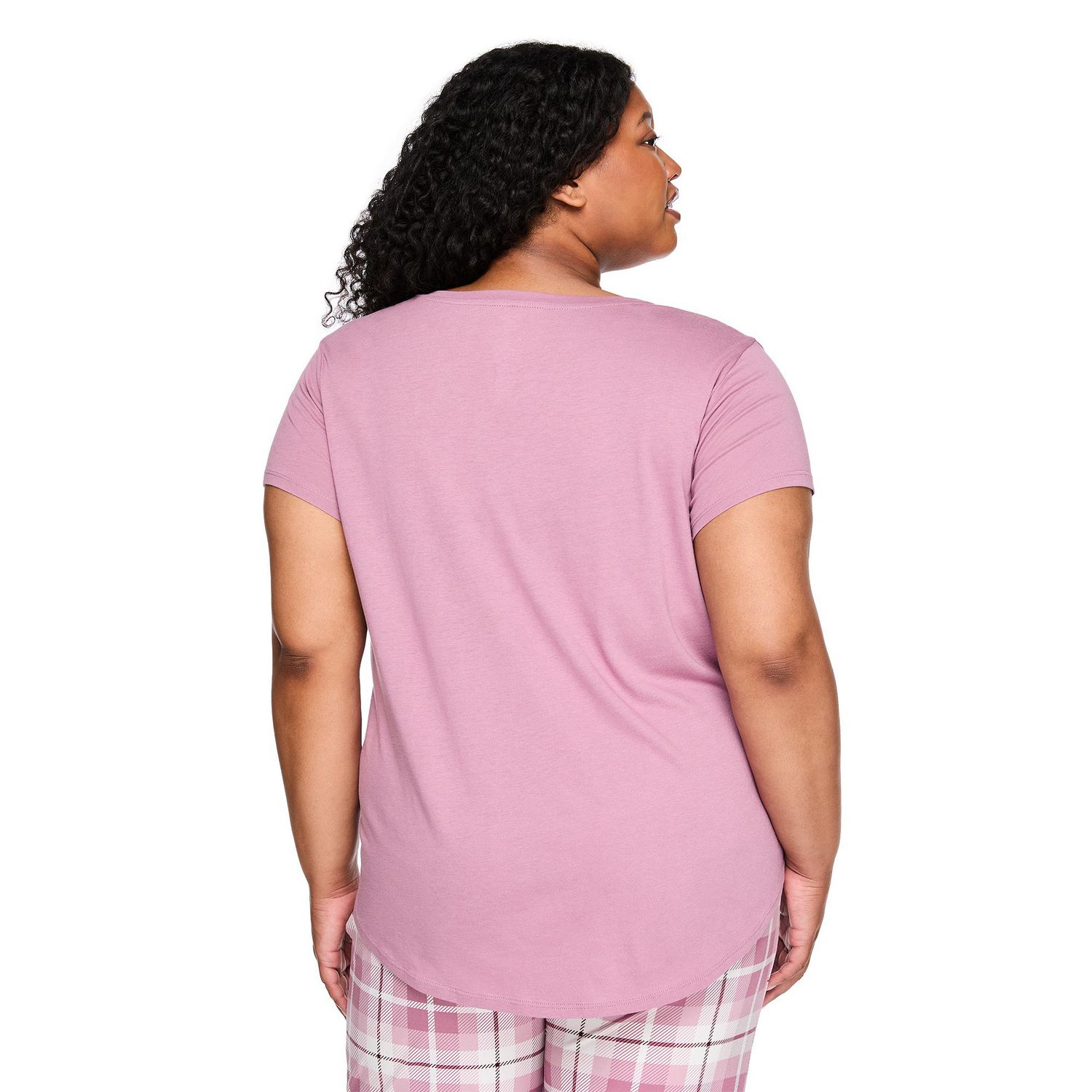 T-shirt de nuit avec encolure en V George Plus pour femmes