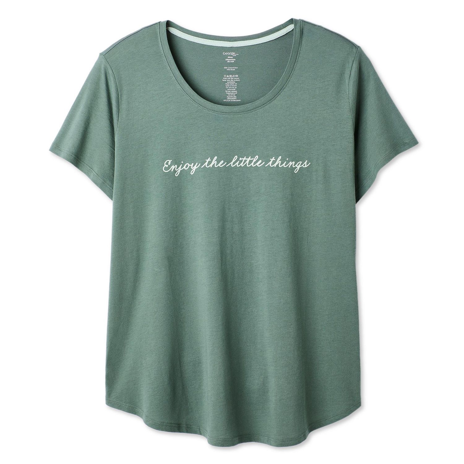 George Women's Plus Scoop-Neck Sleep T-Shirt