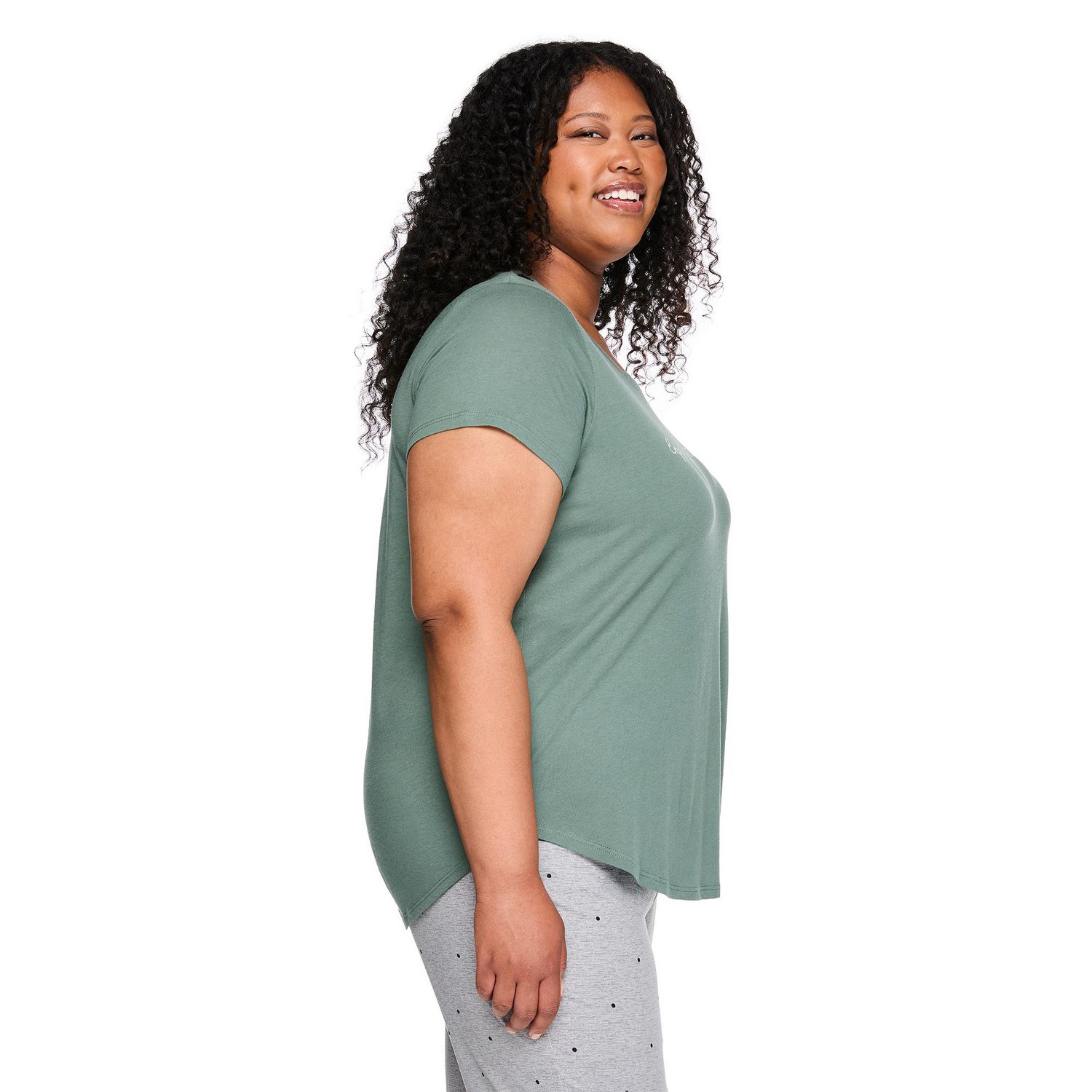 George Women's Plus Scoop-Neck Sleep T-Shirt