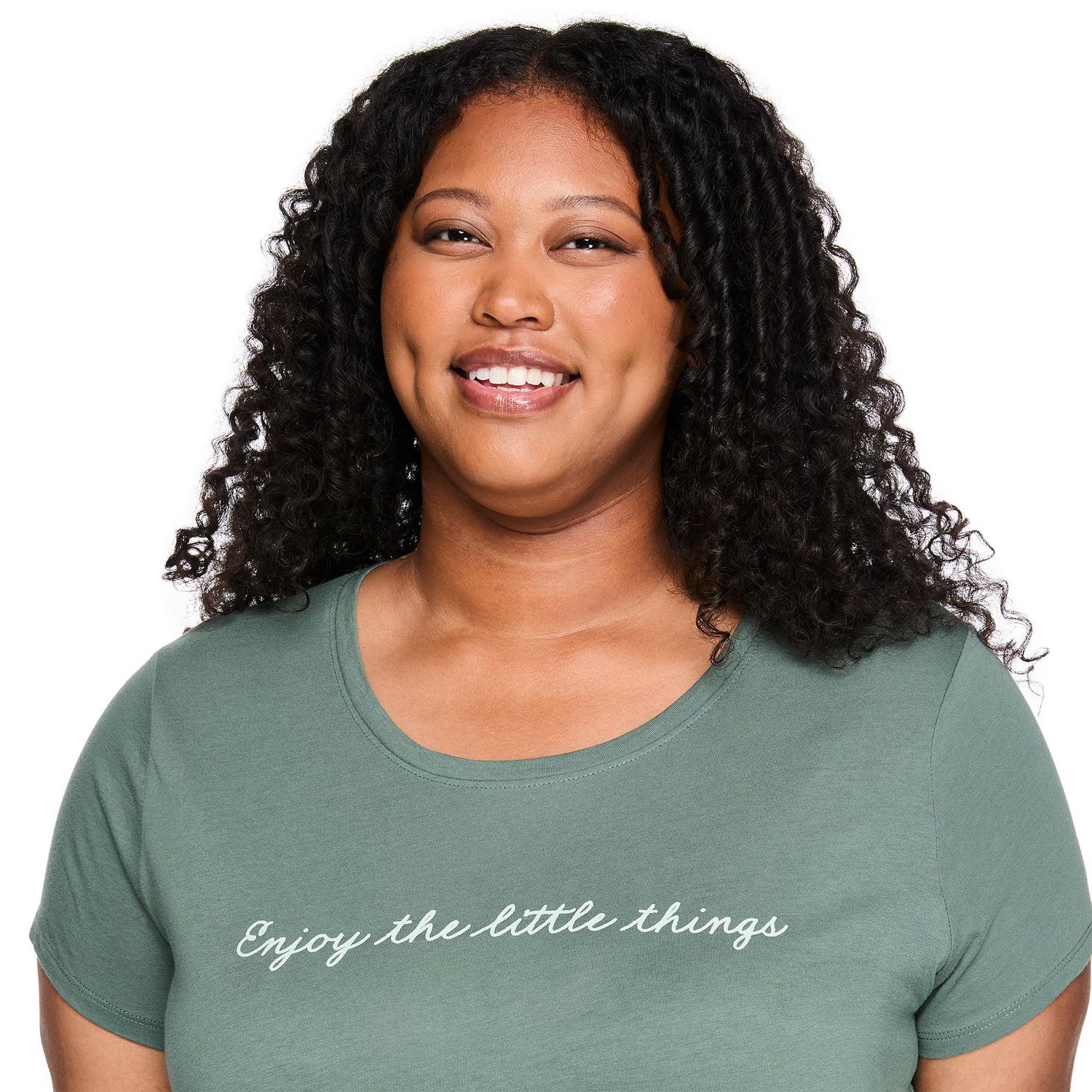 George Women's Plus Scoop-Neck Sleep T-Shirt