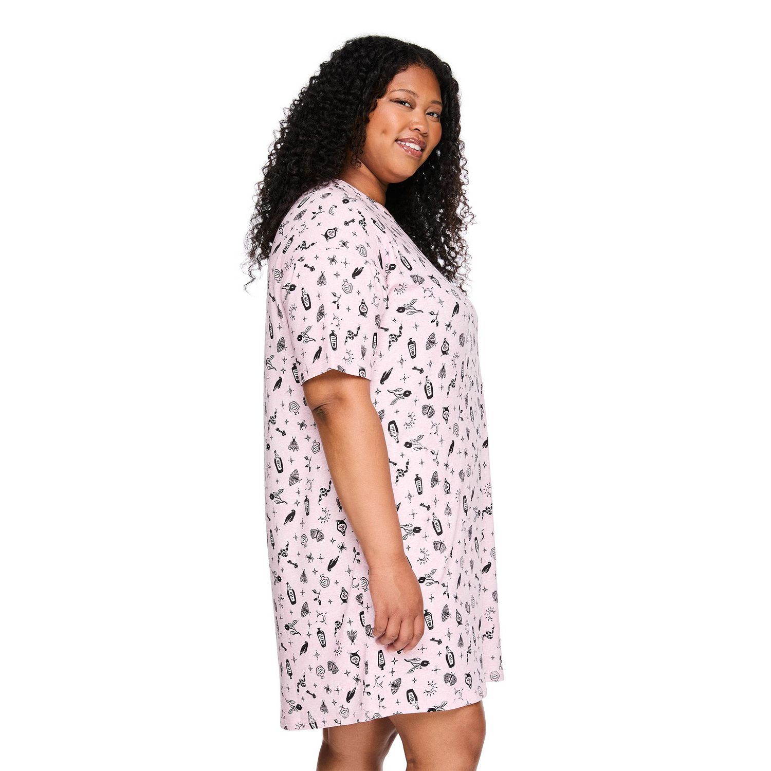 Chemise de nuit imprimée George Pluspour femmes