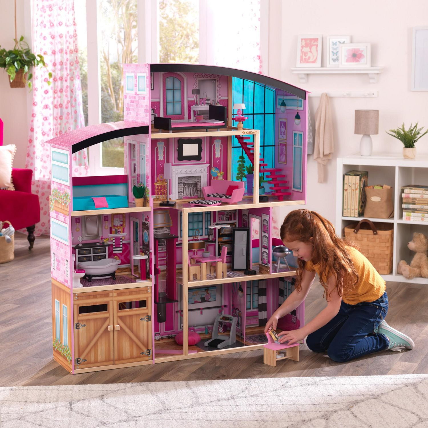 Kidkraft sparkle deals mansion walmart