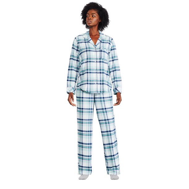Women's Flannel Pajamas 2Piece Set Walmart.ca