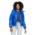 thumbnail image 1 of No Boundaries Women's Cropped Boxy Puffer Jacket, 1 of 1