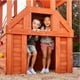 Portique de jardin Little Tikes Real Wood Adventures Climb House pour les enfants de 3 - 10 ans – image 3 sur 8