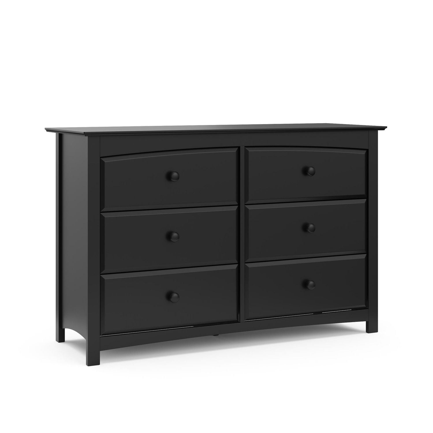 Storkcraft Kenton 6 Drawer Double Dresser Black