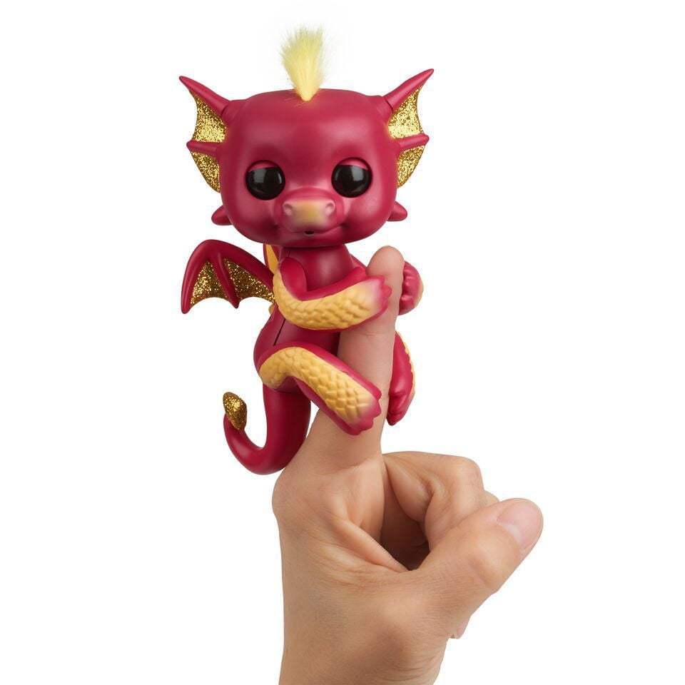 Fingerlings - Interactive Baby Dragon - Ruby (Red & Gold) By WowWee ...