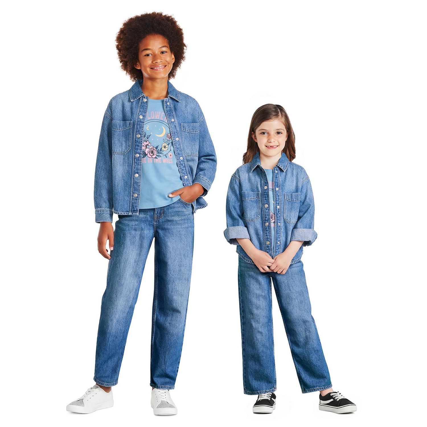 Chemise en denim George pour filles