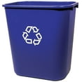 thumbnail image 1 of Rubbermaid Blue Rectangular Waste Basket, 1 of 1