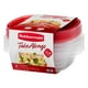 Rubbermaid TakeAlongs Contenants d'entreposage des aliments, 2,9 tasses, paquet de 4 TAL 4PK 669ML CARRÉ – image 1 sur 4