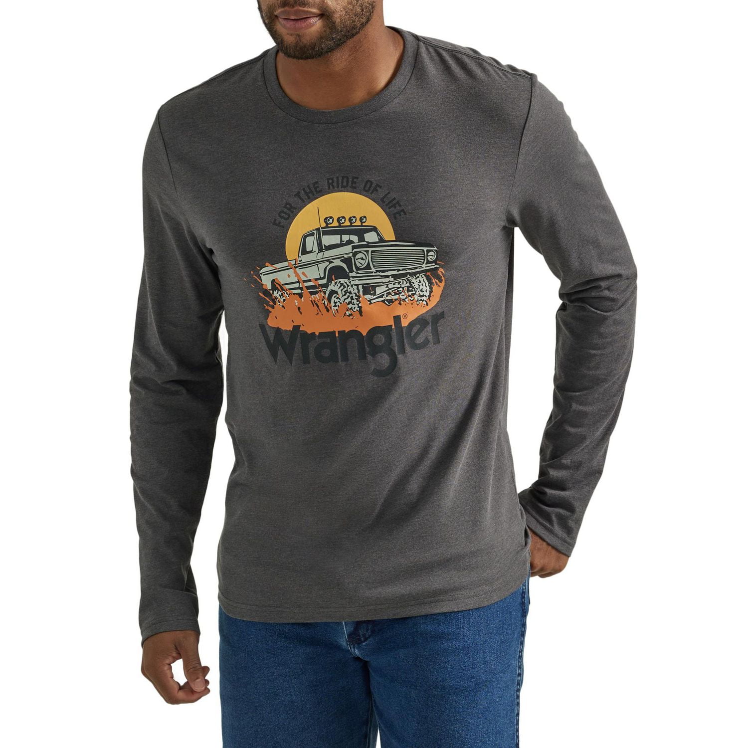 Wrangler jeans hot sale t shirt