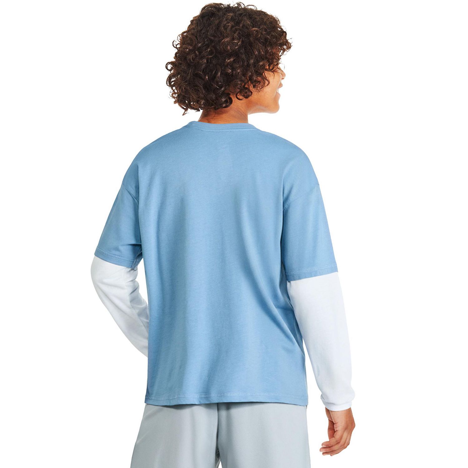 T-shirt trompe-l’œil à manches longues Athletic Works pour garçons