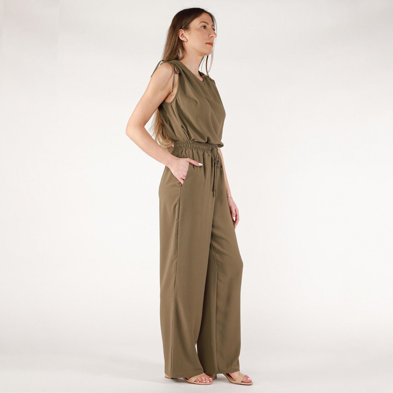 DV Haut ample S/S à cordon de serrage