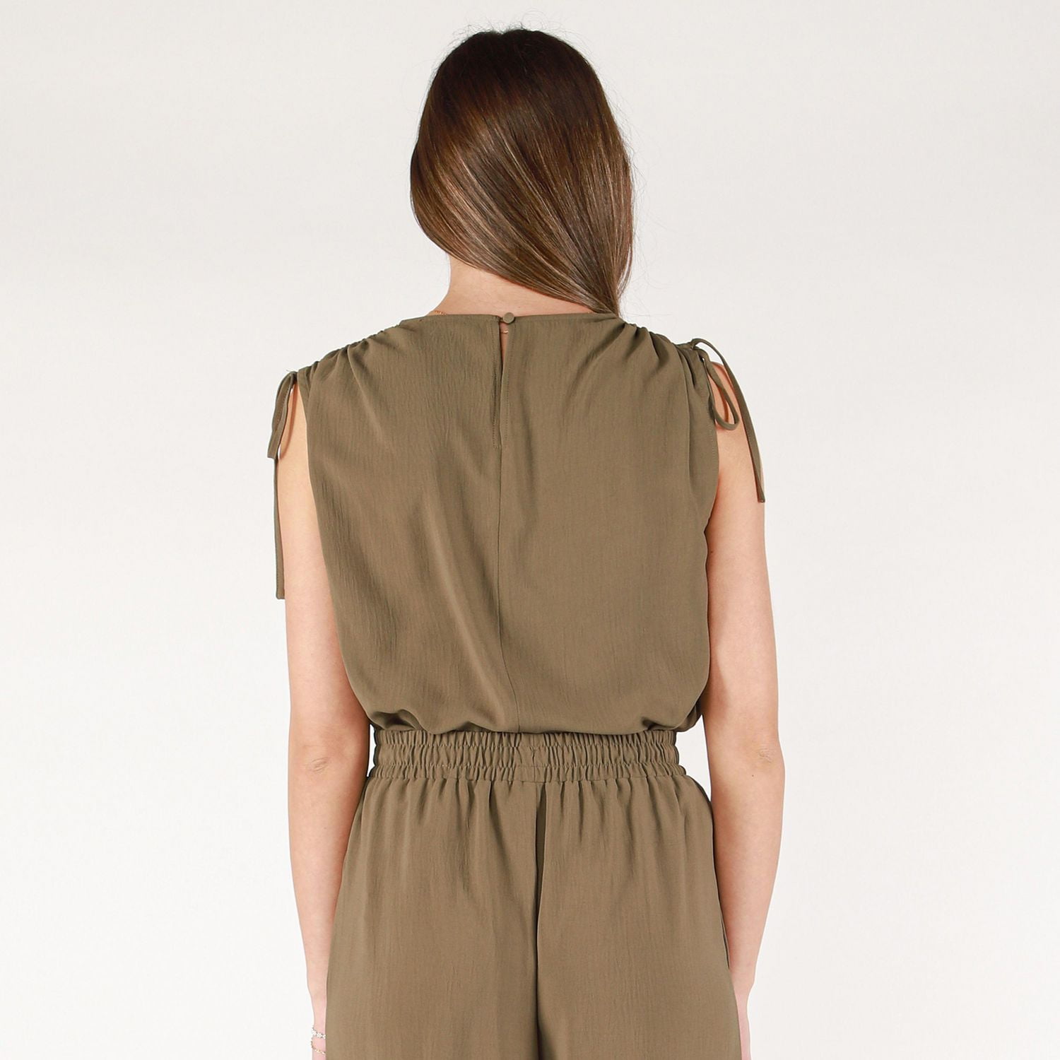 DV Haut ample S/S à cordon de serrage