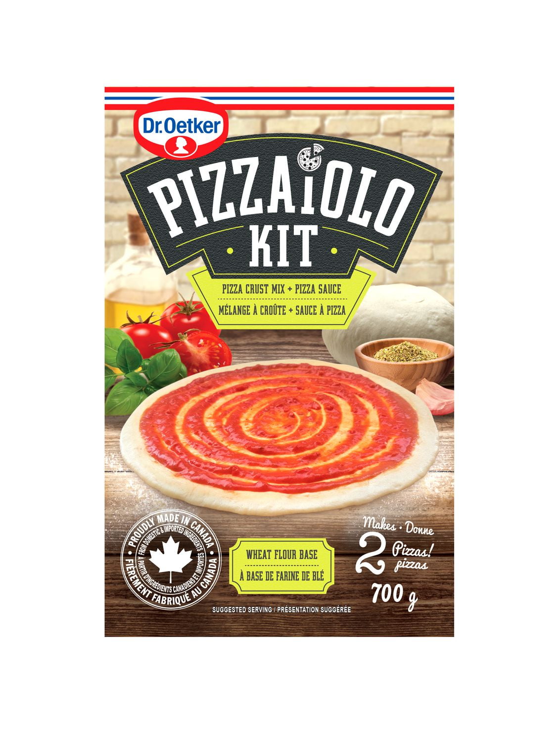 Dr Oetker Pizzaiolo Kit Pizza Crust Mix Sauce Walmart Canada
