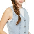 thumbnail image 4 of My Sister's Closet Girls' Denim Vest, 4 of 7
