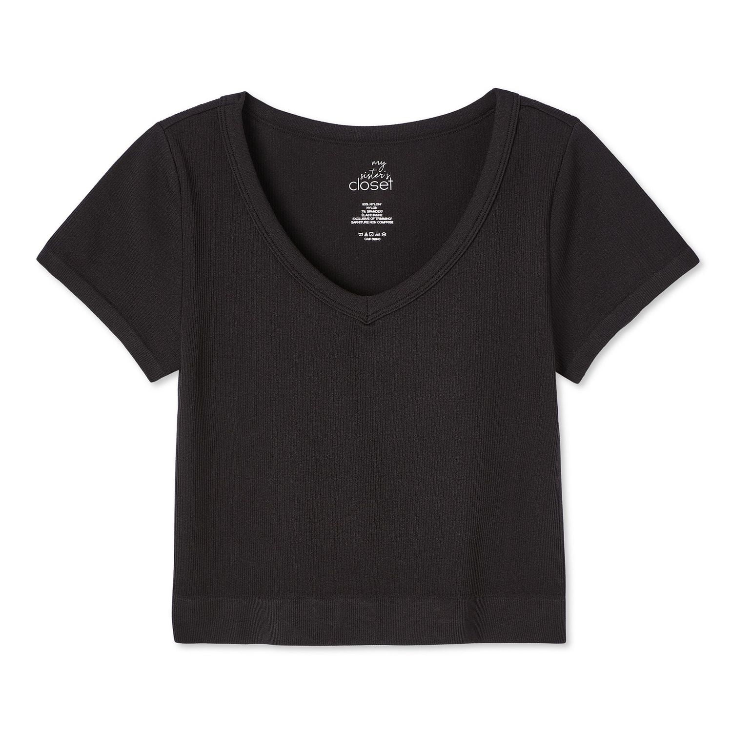 My Sister's Closet Girls' V-Neck Seamless Top