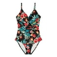 thumbnail image 3 of Krista Women's Asymmetrical Twist Front One Piece Swimsuit, 3 of 8