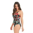 thumbnail image 4 of Krista Women's Asymmetrical Twist Front One Piece Swimsuit, 4 of 8
