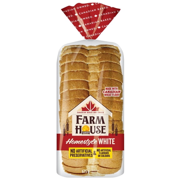 Farmhouse Homestyle White Bread, 675 g