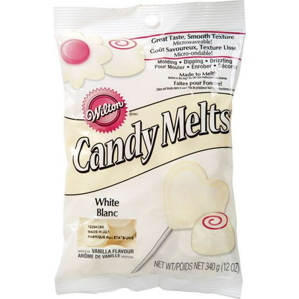 Pastilles Candy Melts de Wilton en vanille blanc