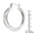 thumbnail image 2 of Quintessential Sterling Silver Hoop, 2 of 4